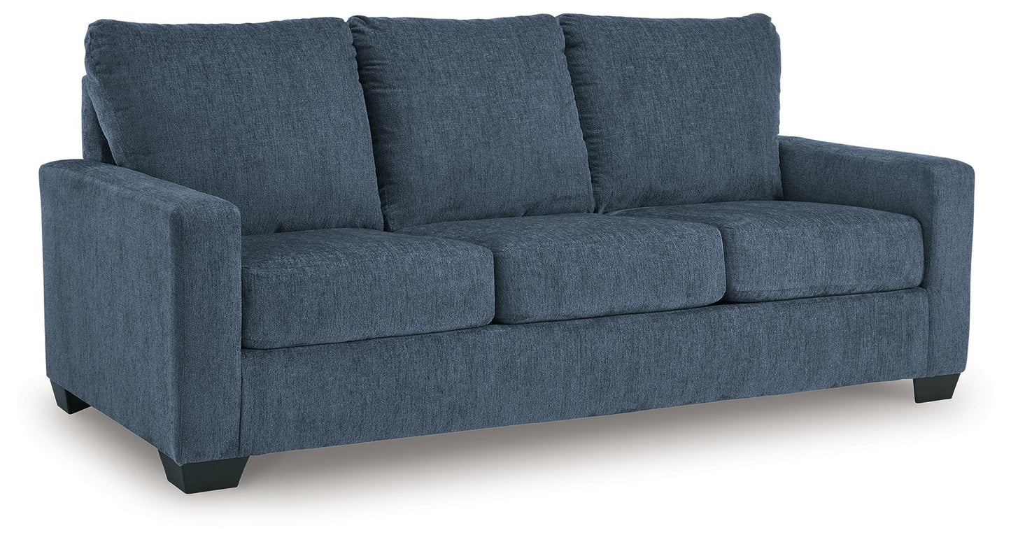 Rannis - Navy - Queen Sofa Sleeper - Fabric