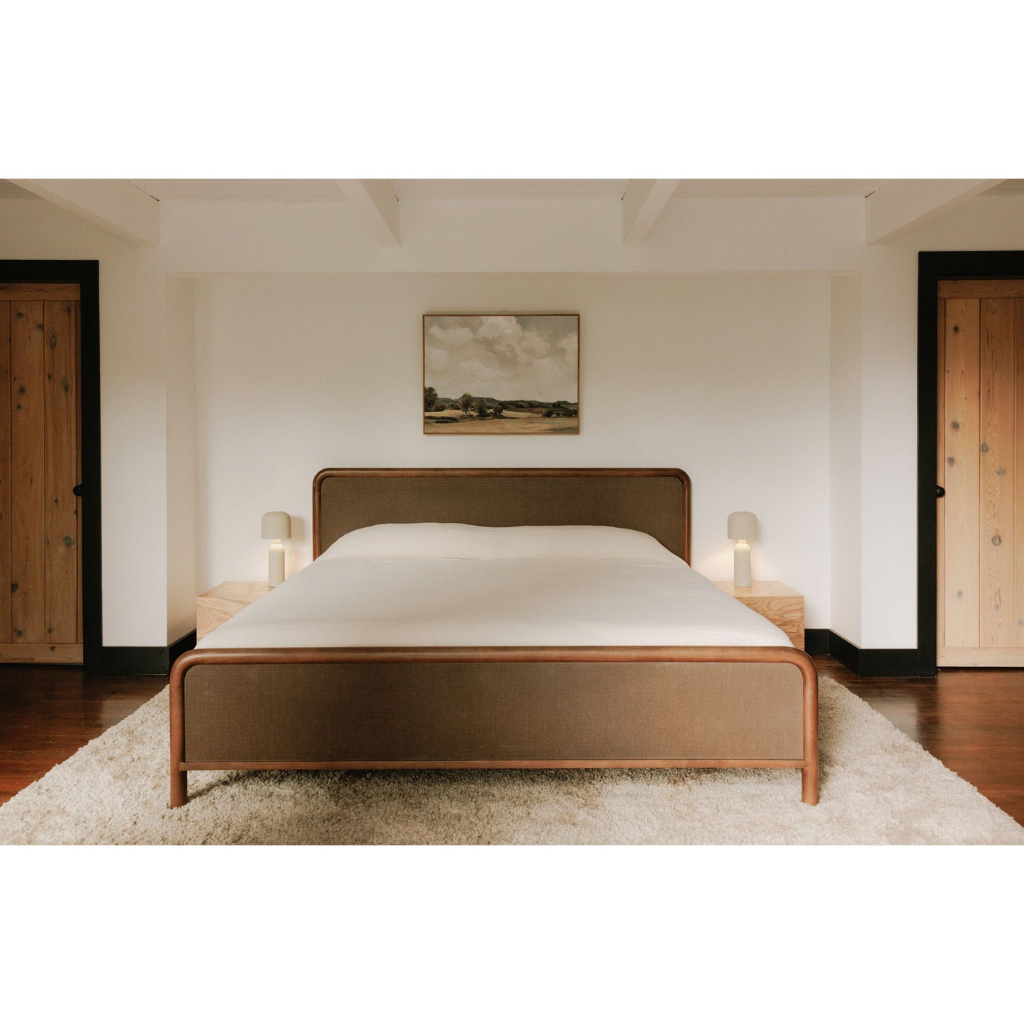 Rye - King Bed - Brown