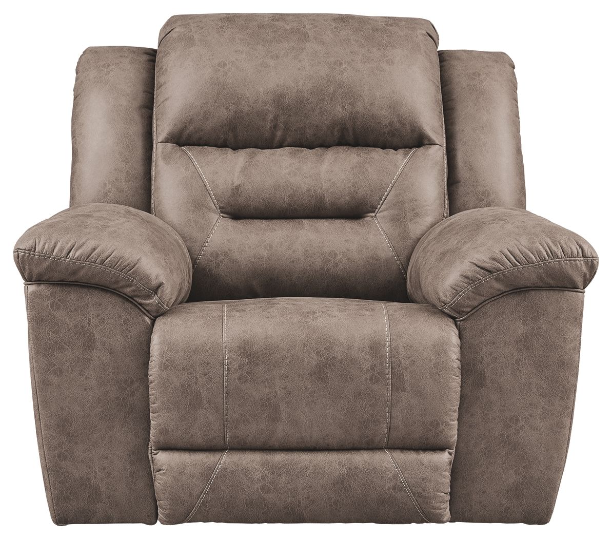 Stoneland - Fossil - Rocker Recliner - Faux Leather