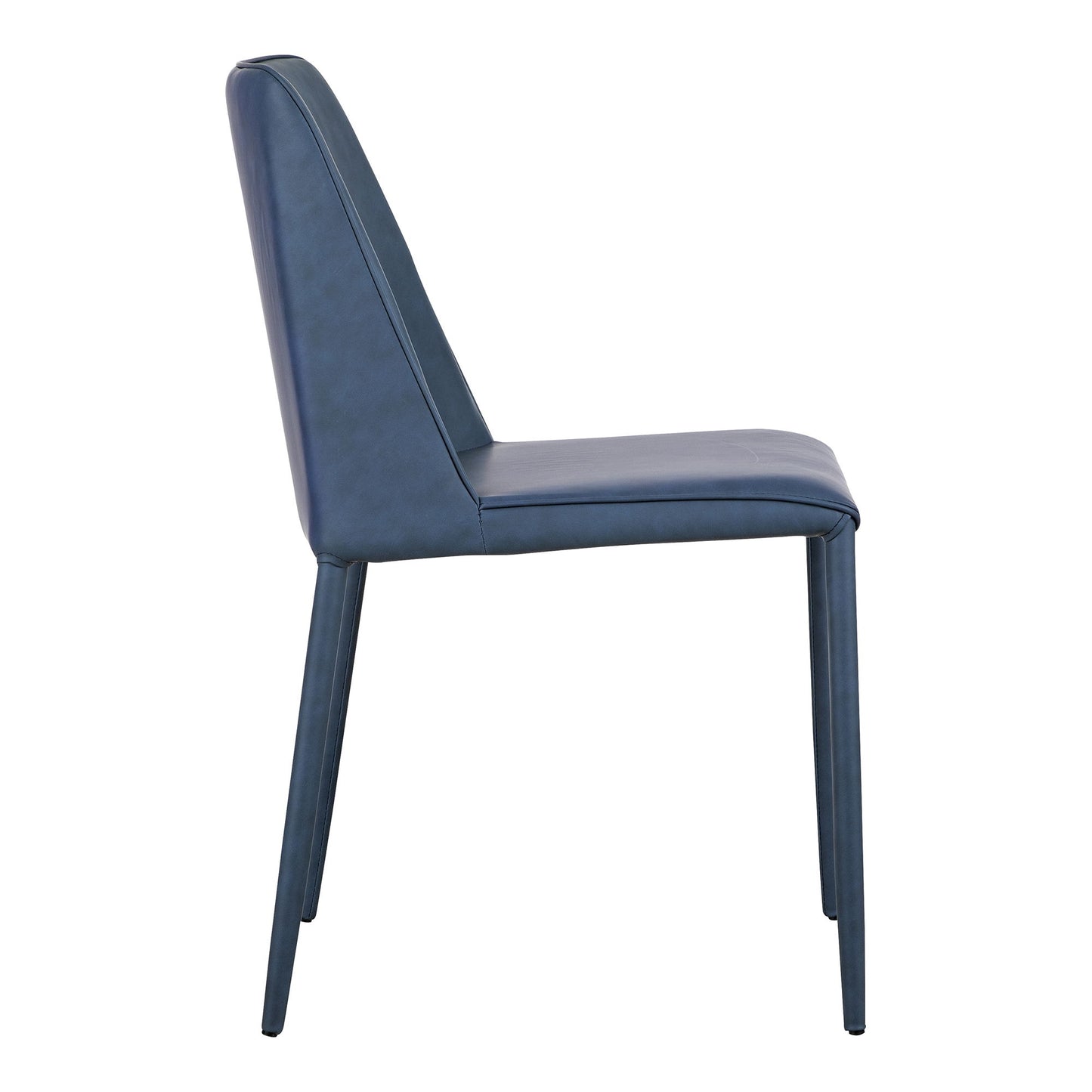 Nora - Vegan Leather Dining Chair (Set of 2) - Ocean Cavern Gray