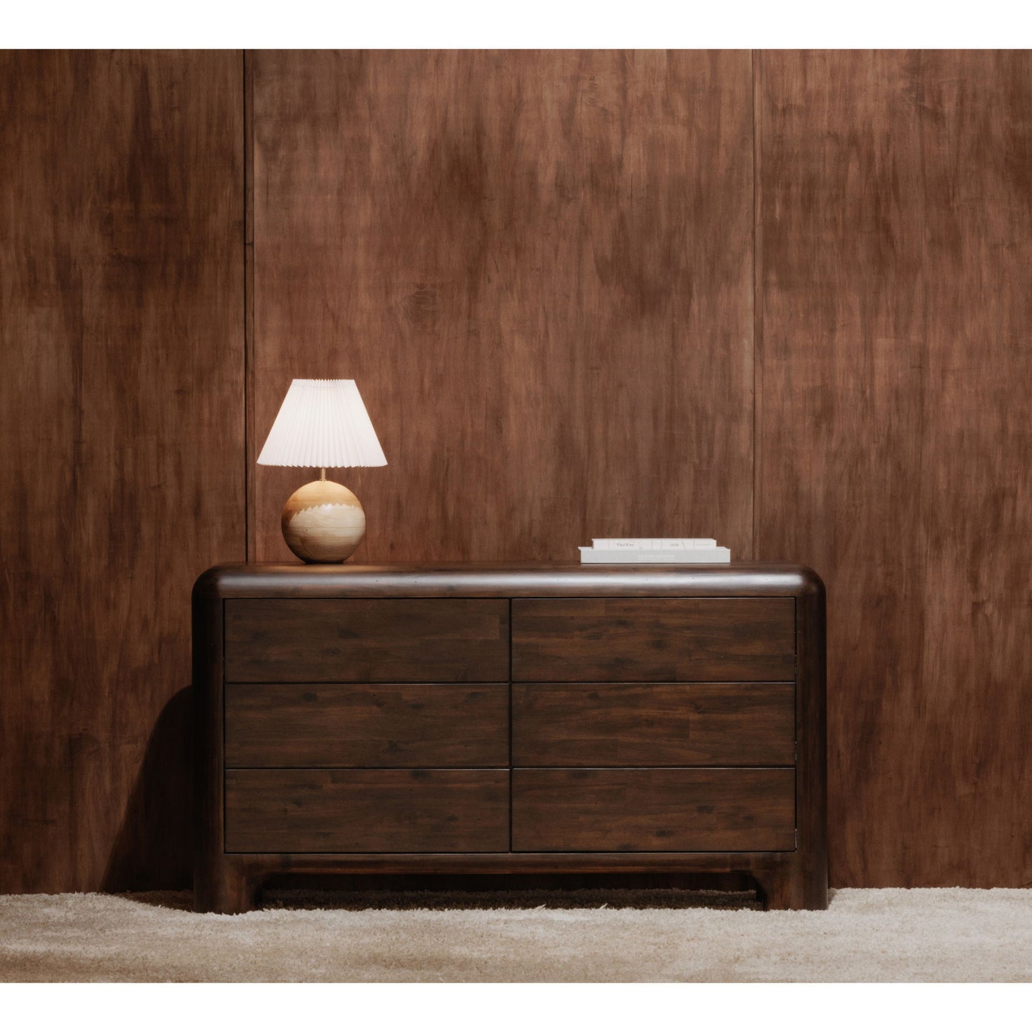 Rowan - 6 Drawer Dresser - Walnut