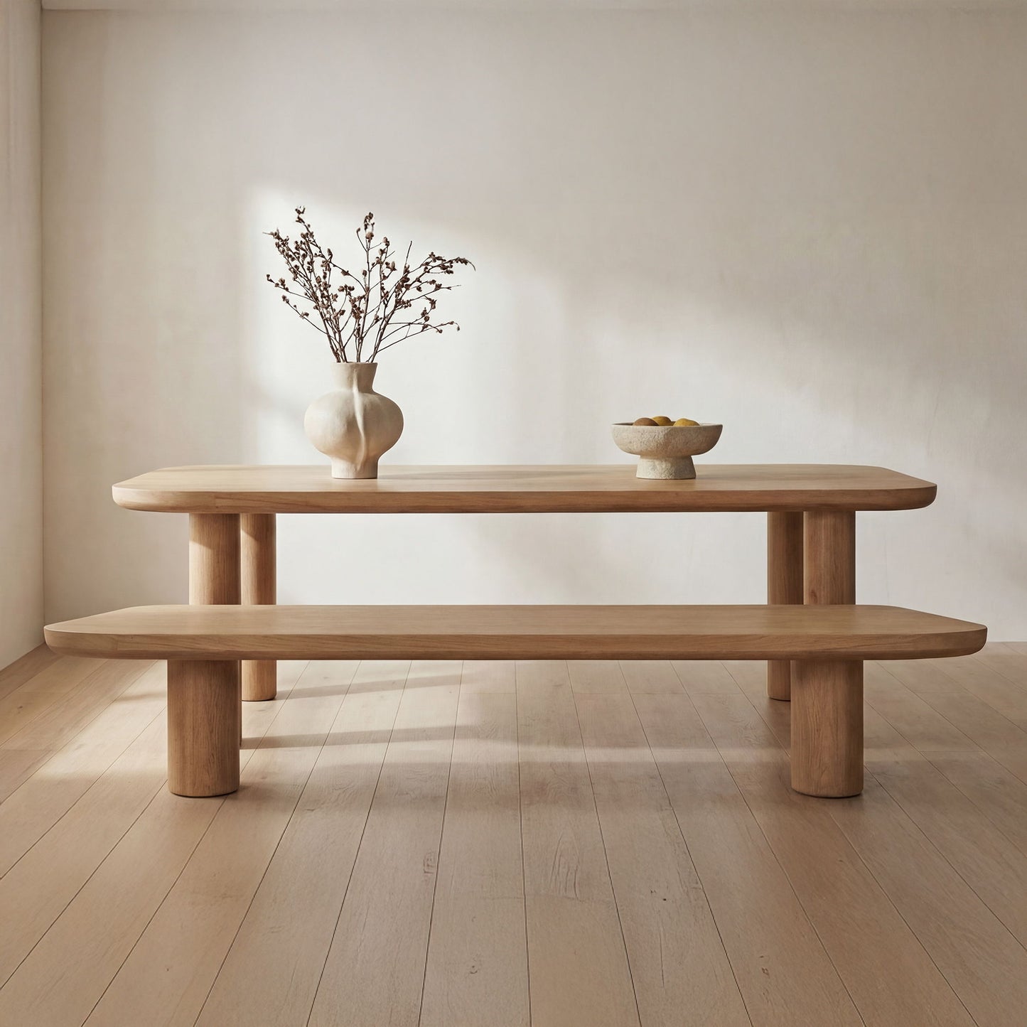 Anders - Large Dining Bench - Natural
