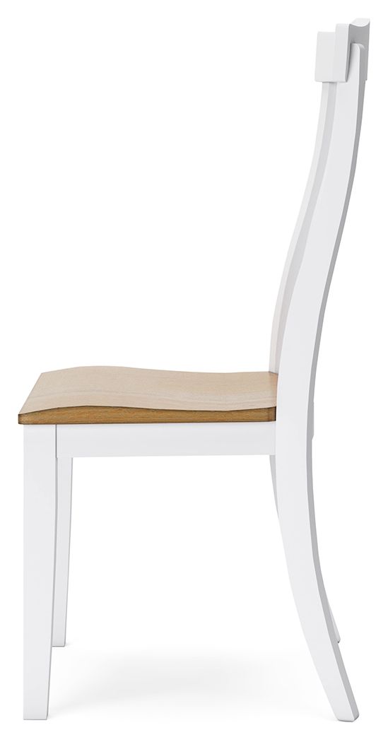 Ashbryn - White / Natural - Dining Room Side Chair (Set of 2)