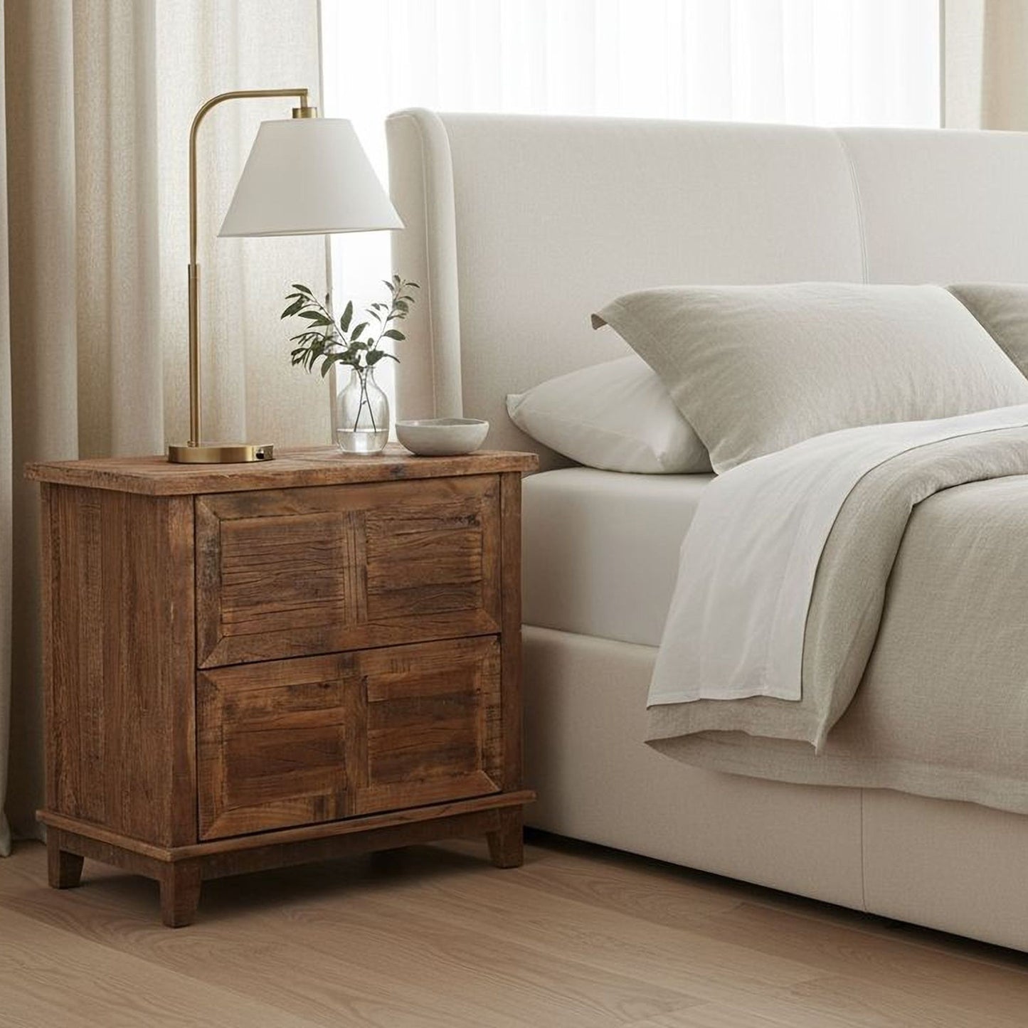 Augusta - Nightstand - Brown