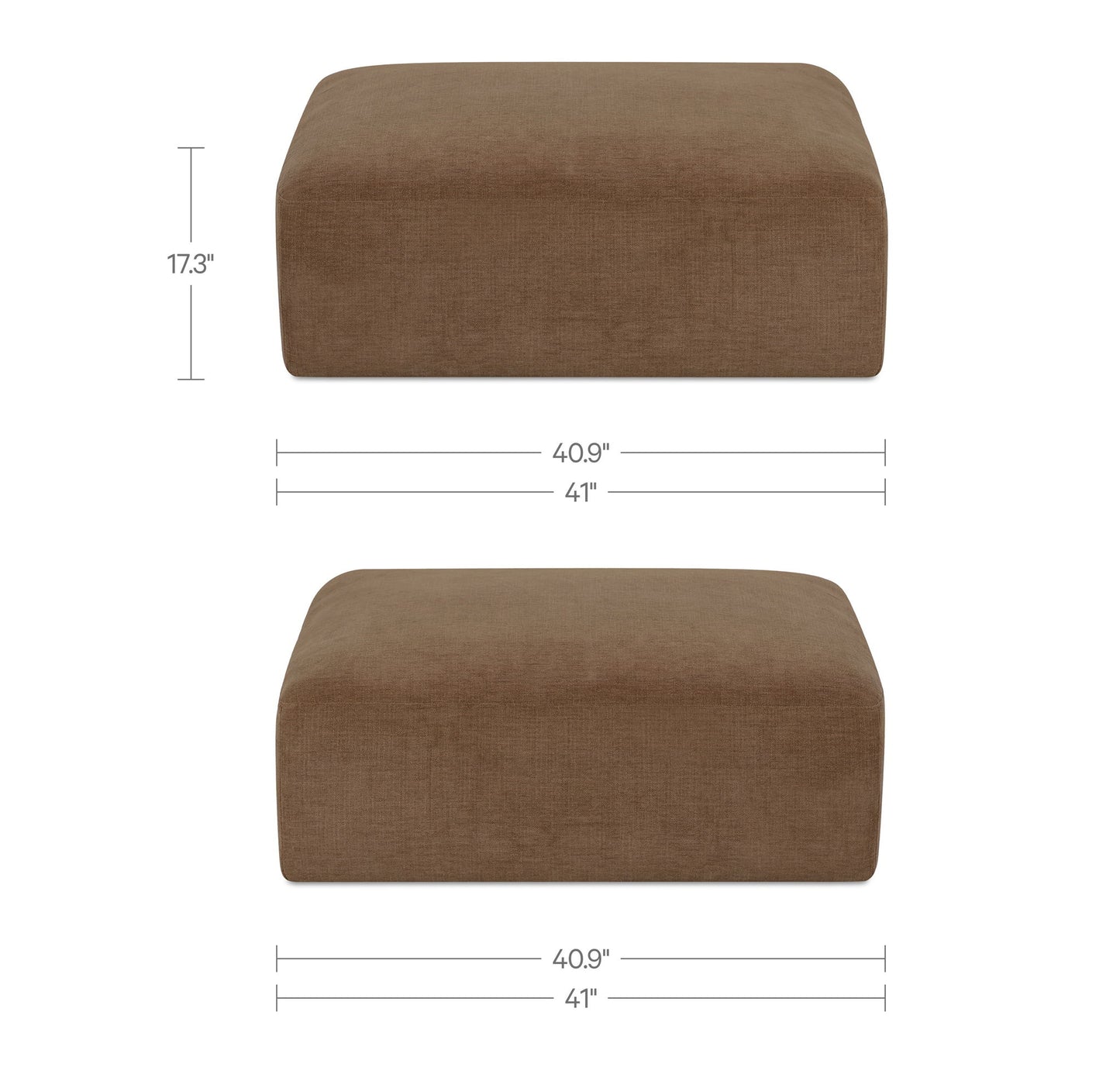 Matina - Ottoman - Taupe