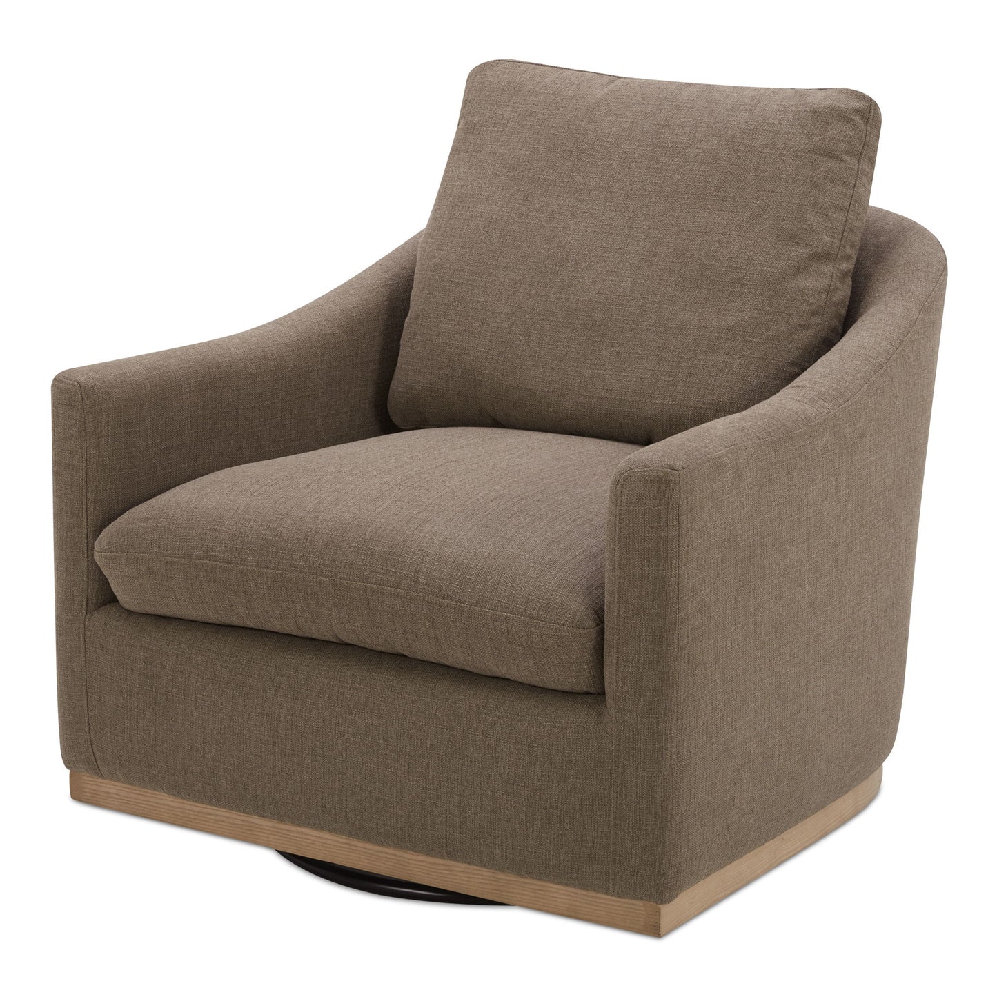 Linden - Swivel Chair - Soft Taupe / Tan