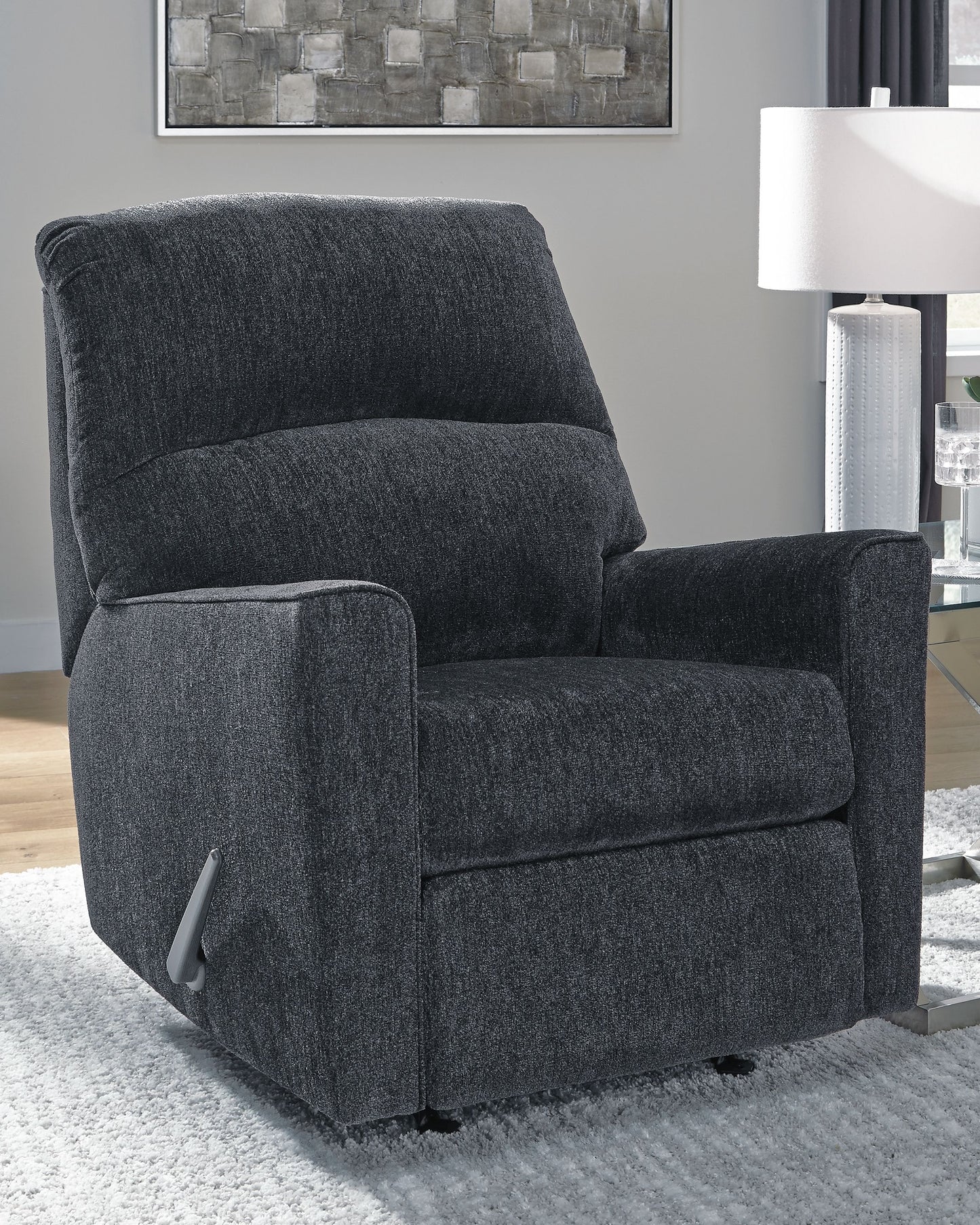 Altari - Slate - Rocker Recliner - Fabric