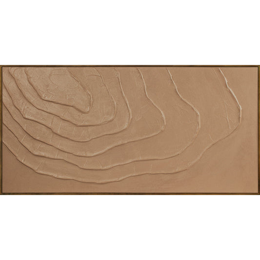 Umbria - Framed Painting - Light Brown