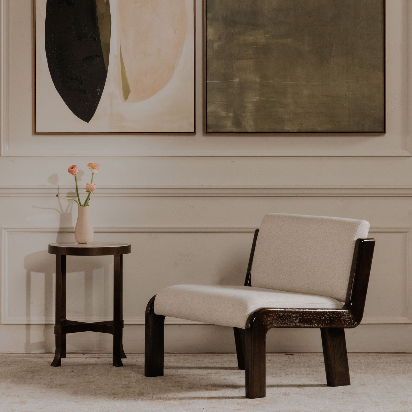 Holli - Side Table - White
