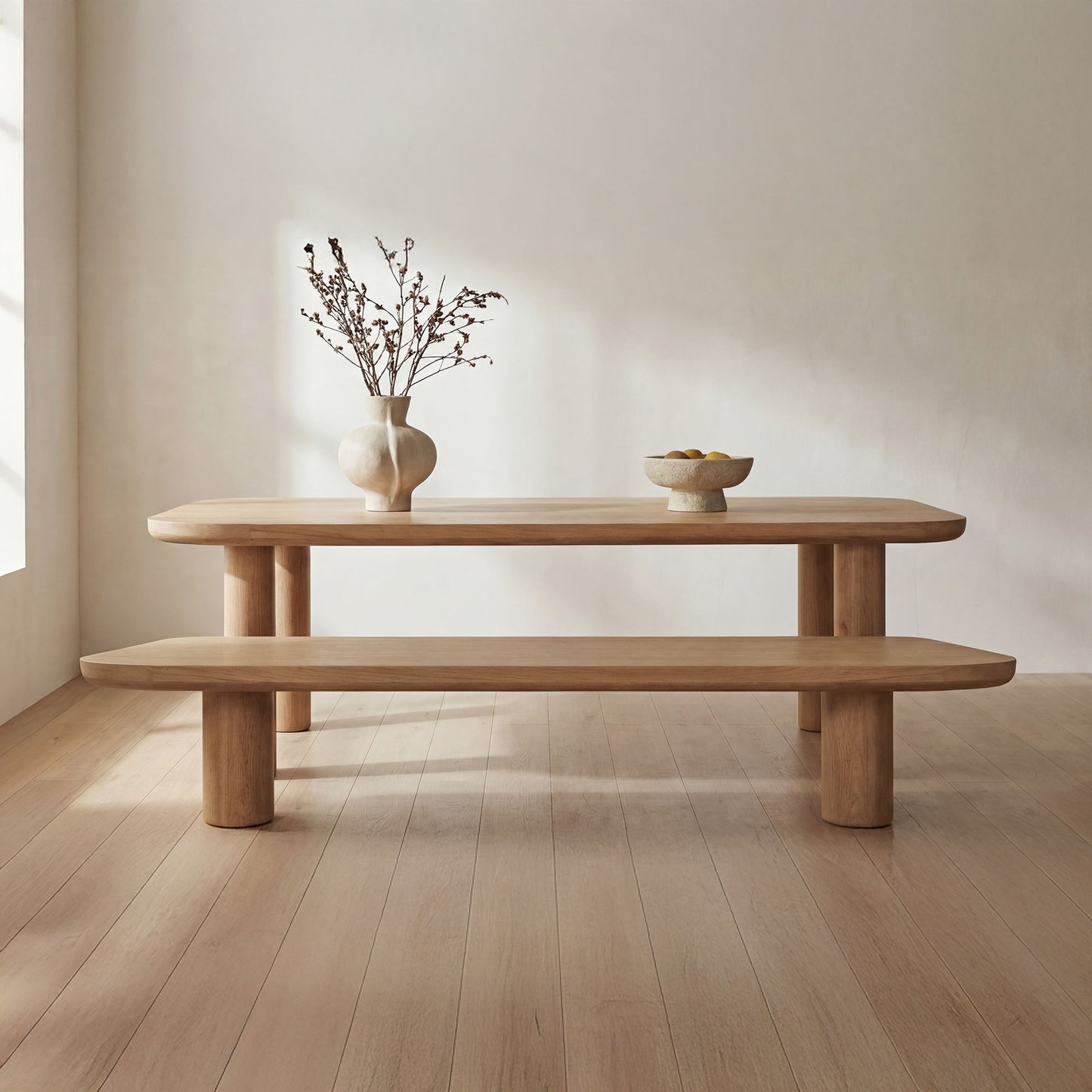 Anders - Small Dining Bench - Natural