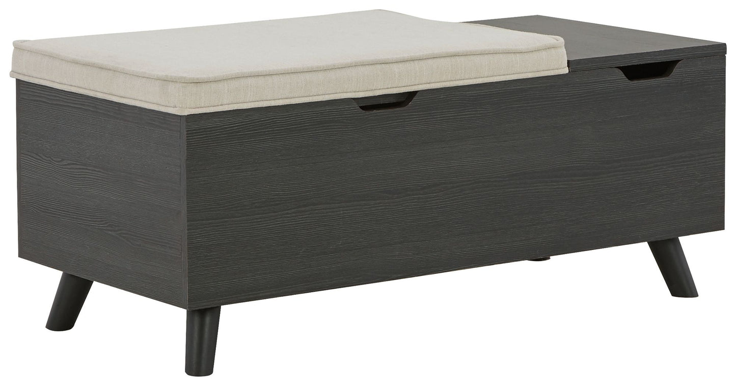 Yarlow - Dark Gray - Storage Bench