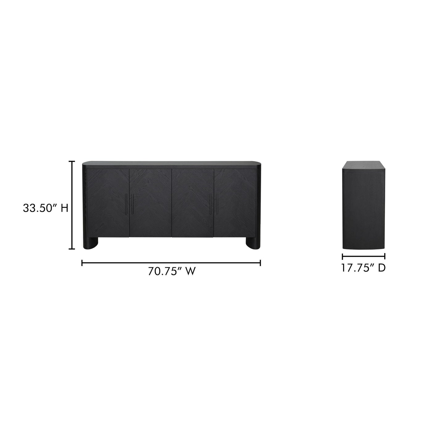 William - Sideboard - Black