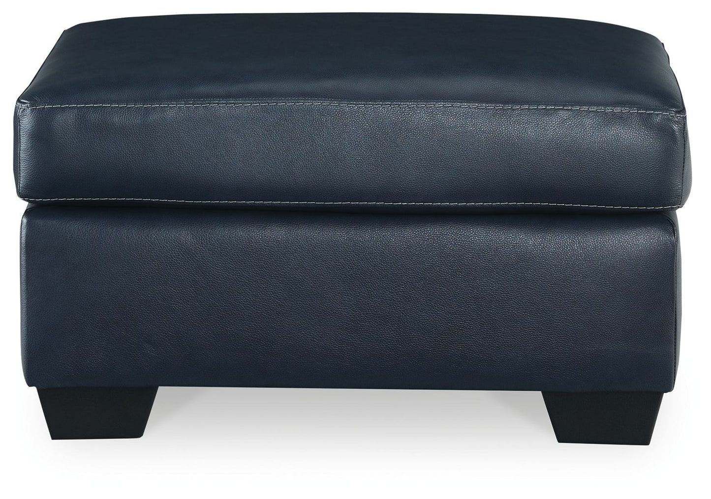 Santorine - Ocean - Ottoman - Leather Match