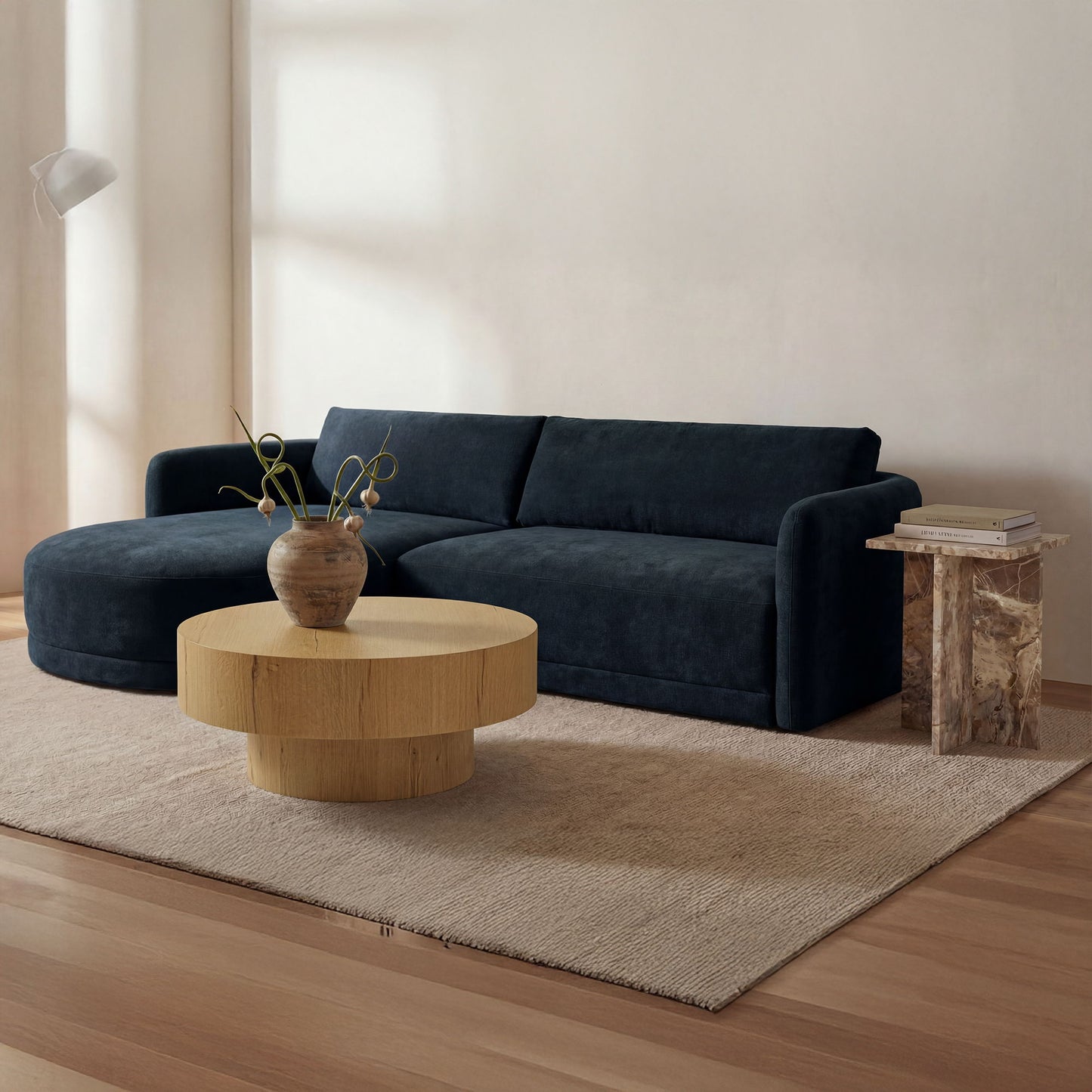 Blair - Accent Table Panther Marble - Beige