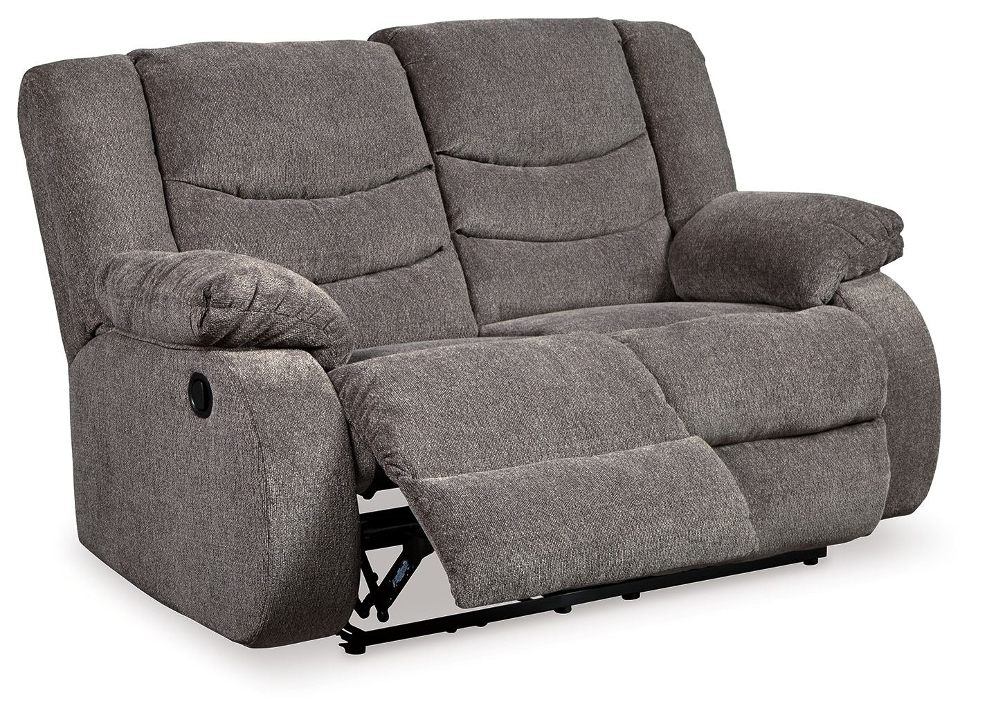 Tulen - Dark Gray - Reclining Loveseat