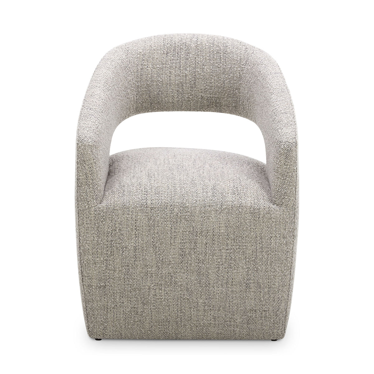 Barrow - Rolling Dining Chair - Gray Storm