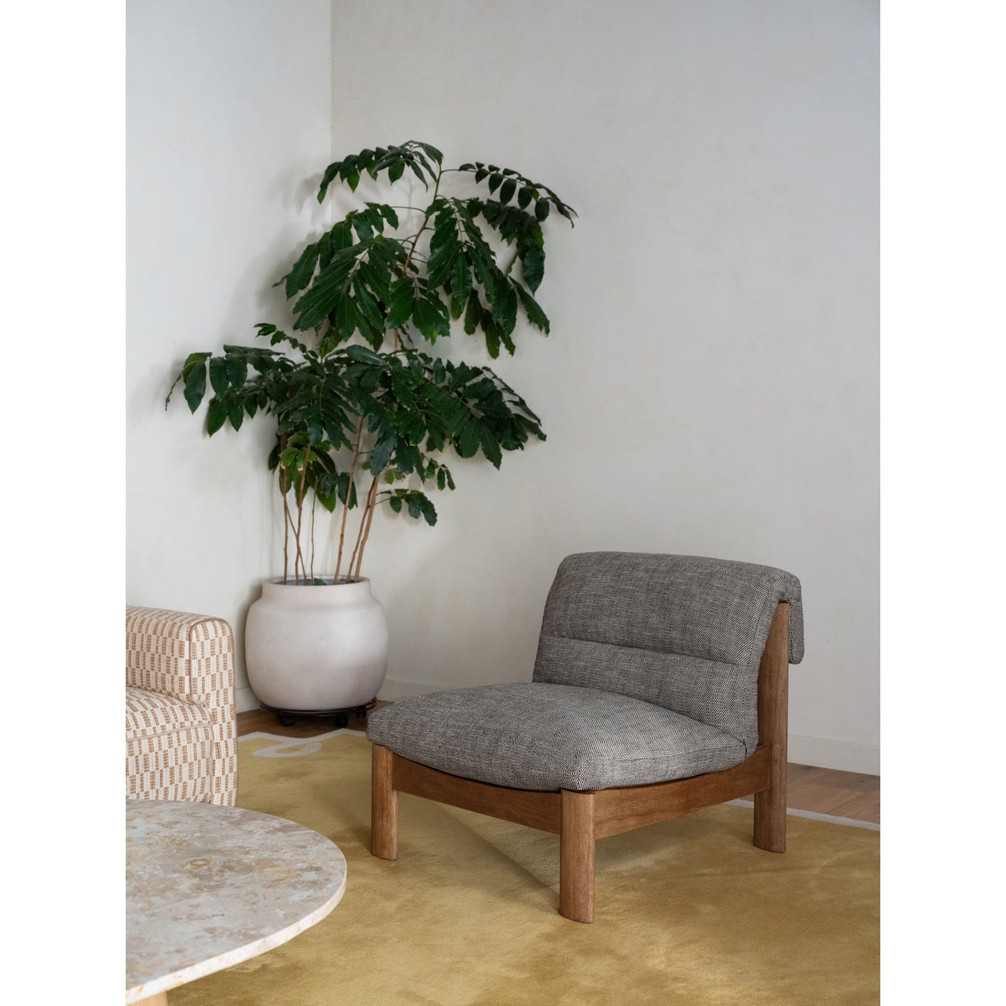 Pierce - Accent Chair - Flecked Black