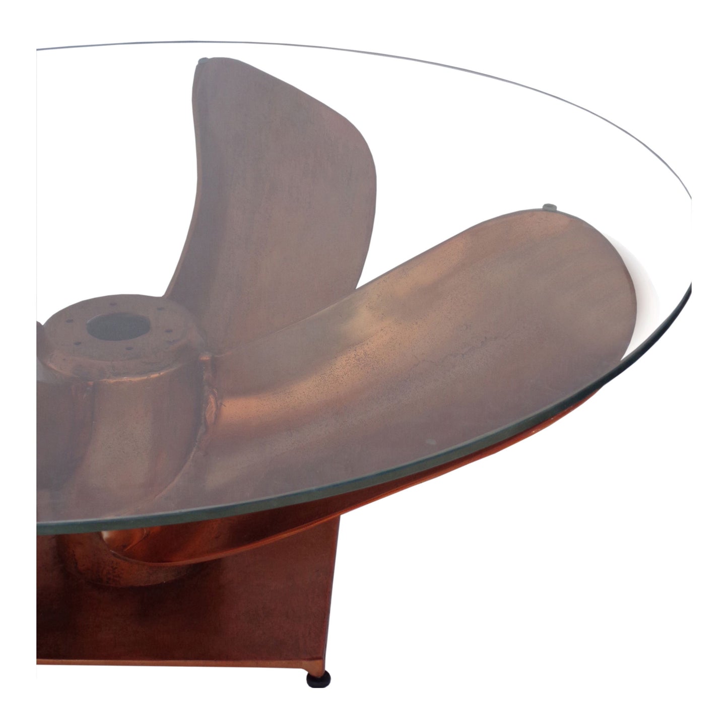 Archimedes - Aluminum Coffee Table - Brown