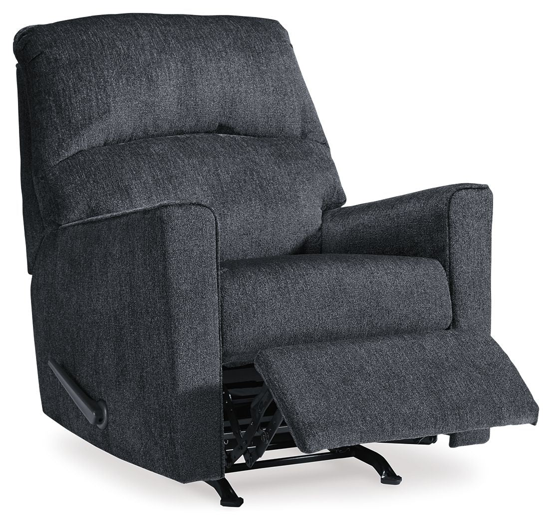 Altari - Rocker Recliner - Fabric - Slate