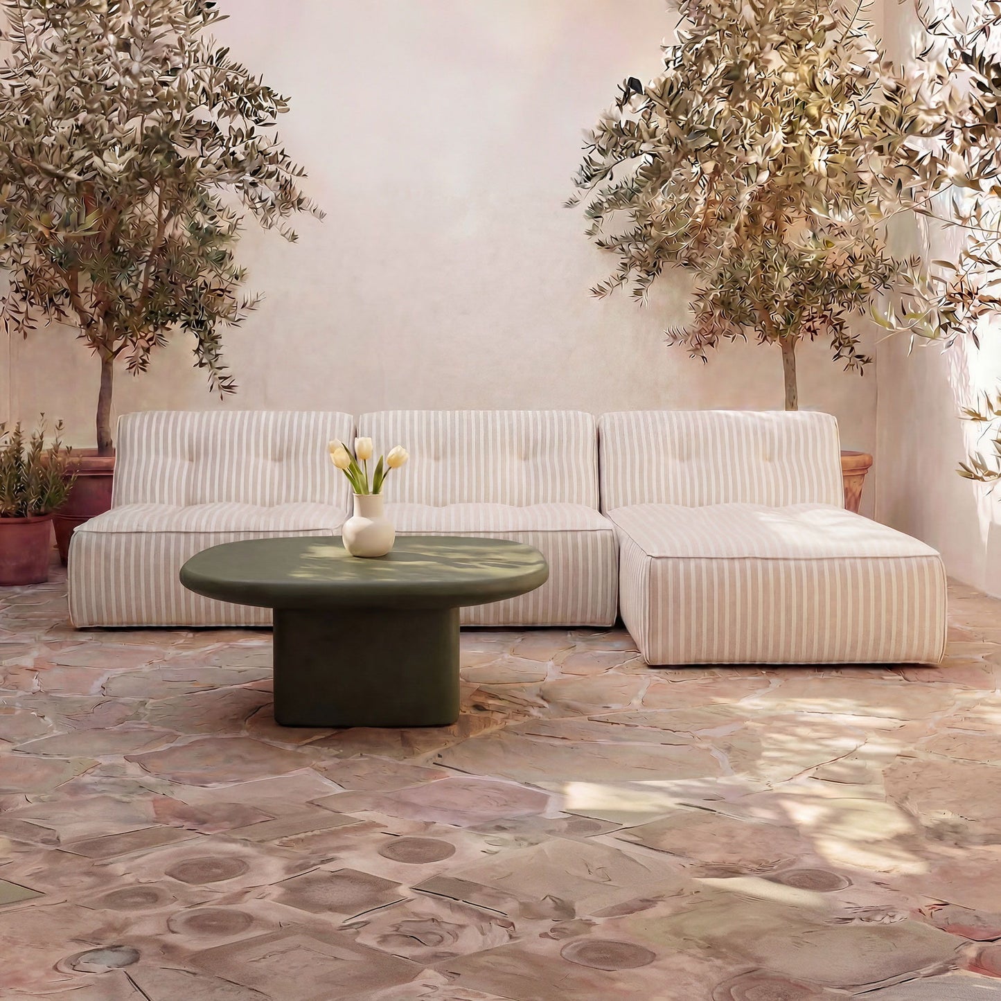 Manon - Outdoor Coffee Table - Deep Green