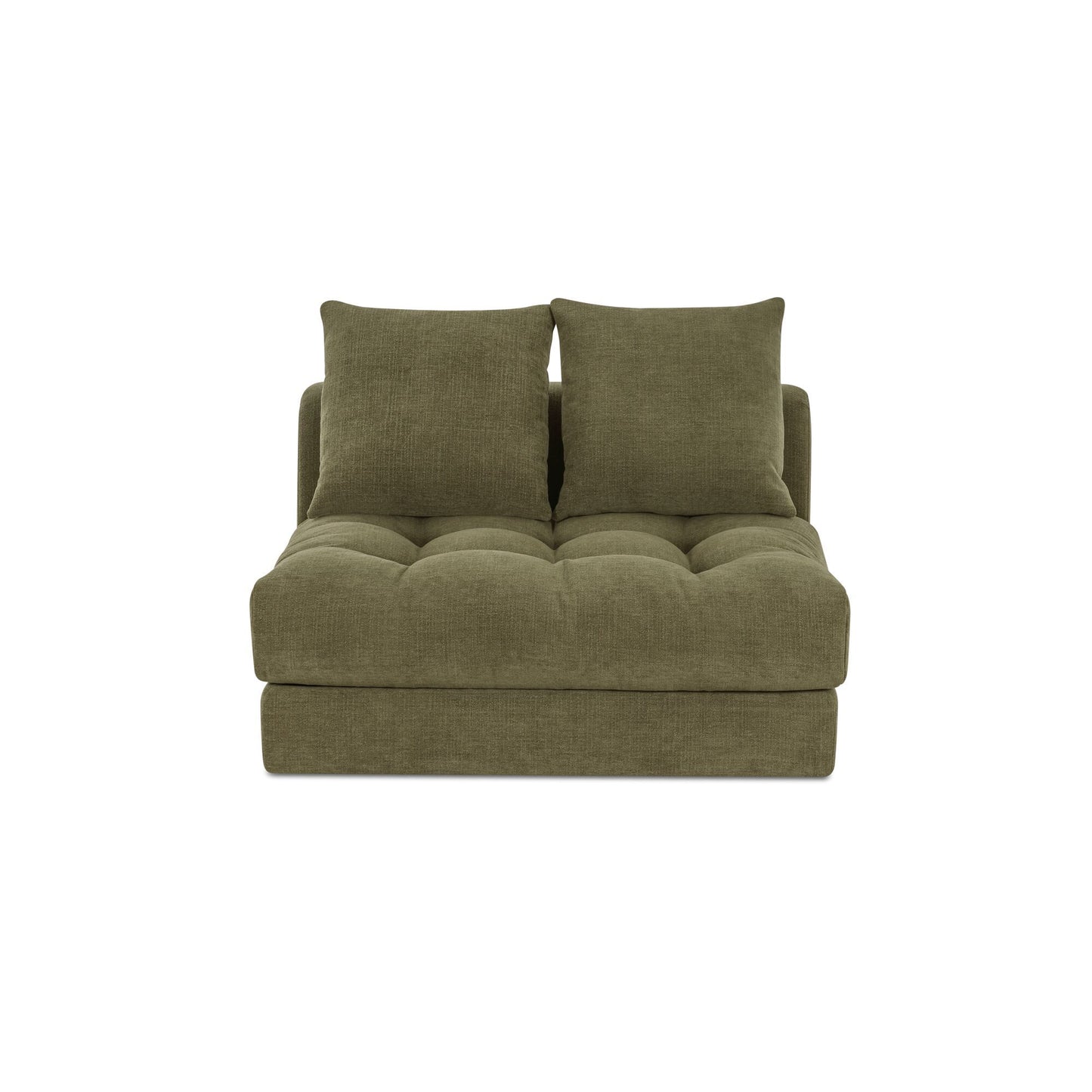 Davie - Slipper Chair - Olive Green