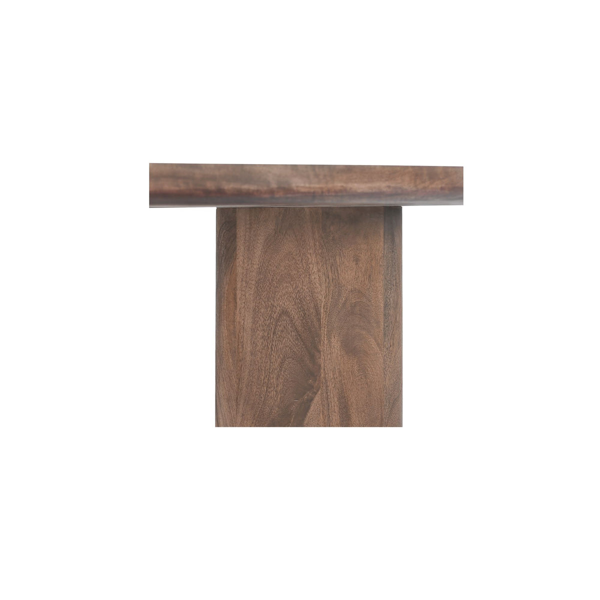 Lia - Round Dining Table - Dark Brown