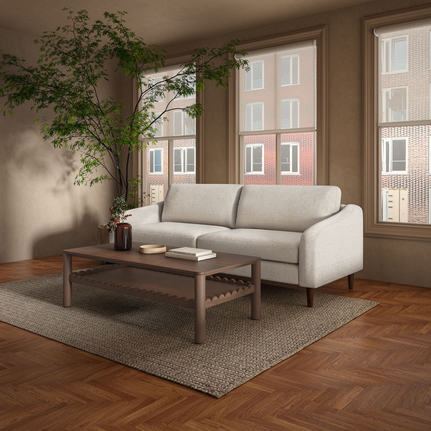 Wiley - Coffee Table - Vintage Brown