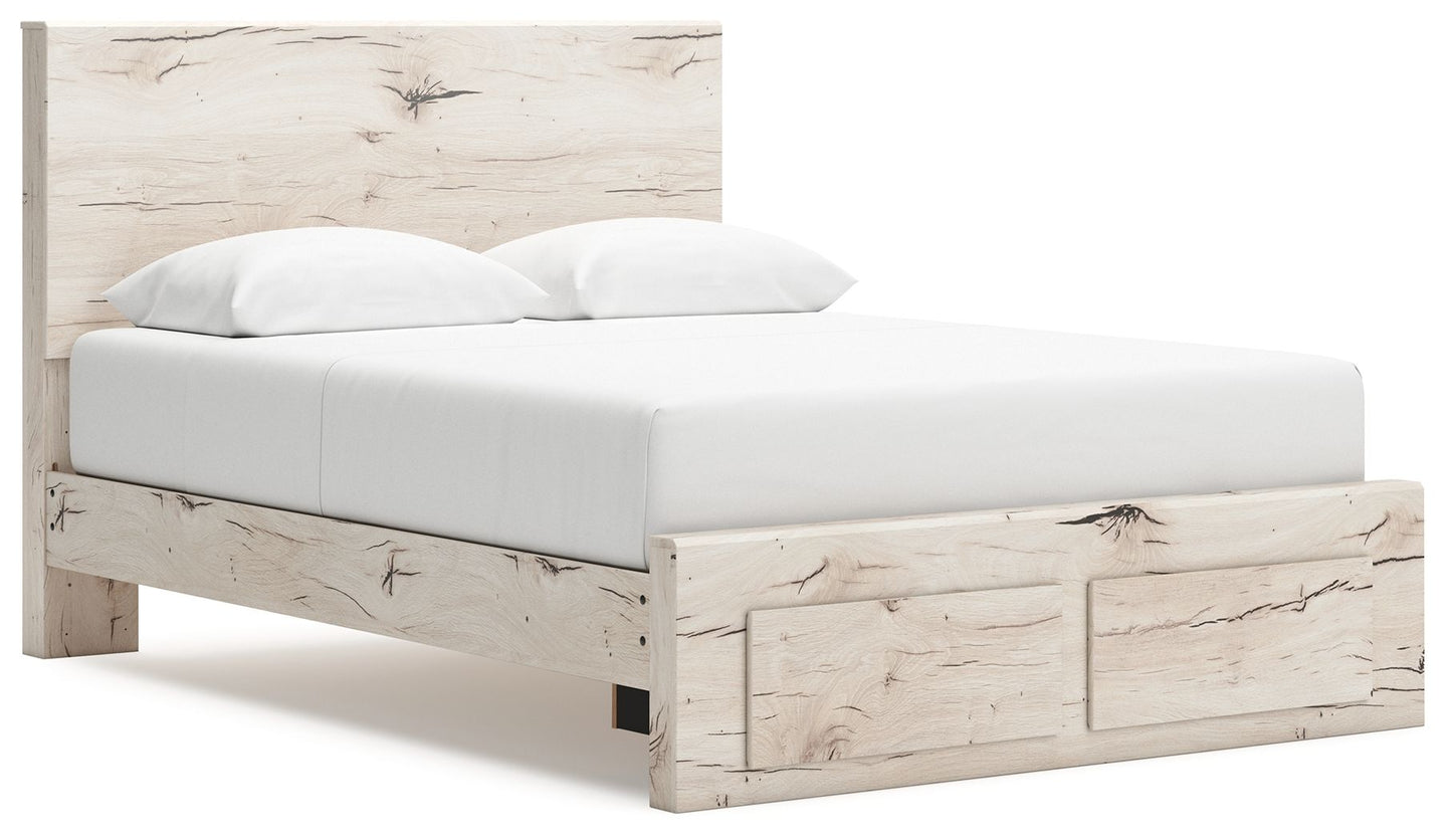 Lawroy - Panel Bed With Storage