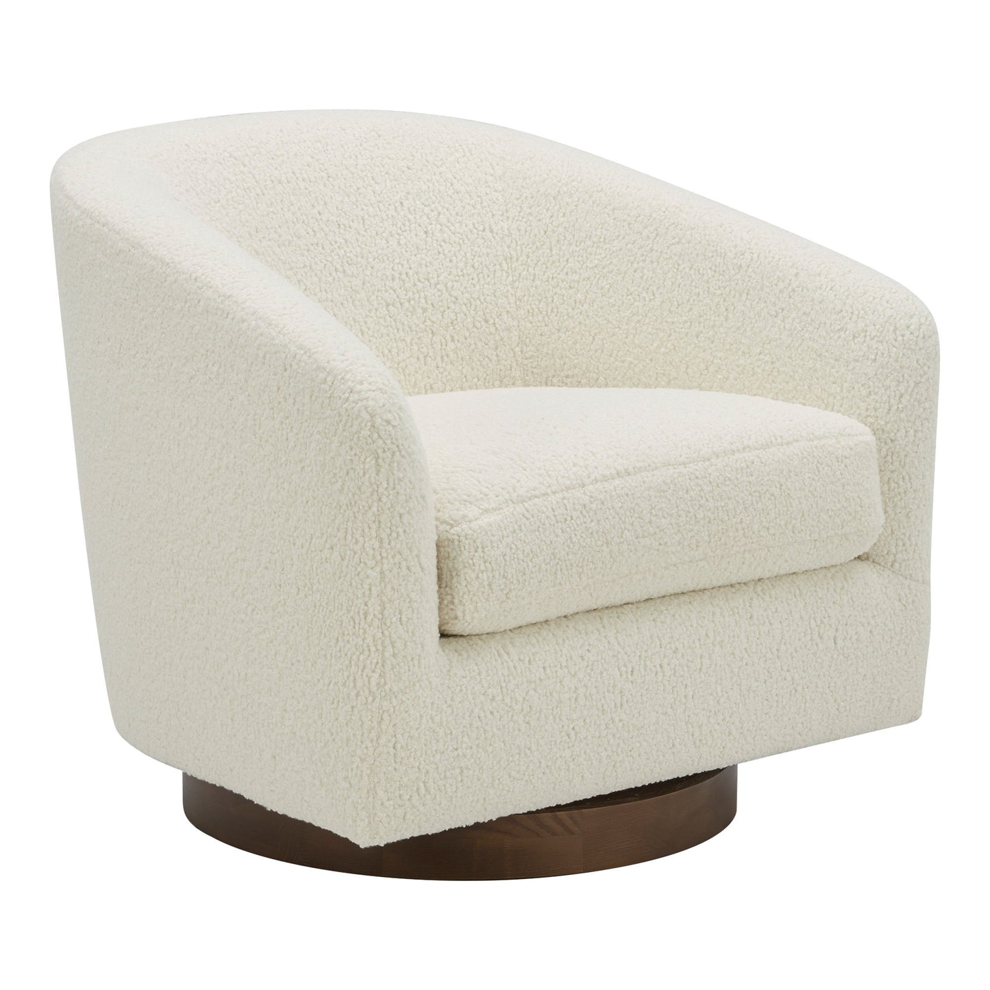 Oscy - Swivel Chair Vegan - Shearling White