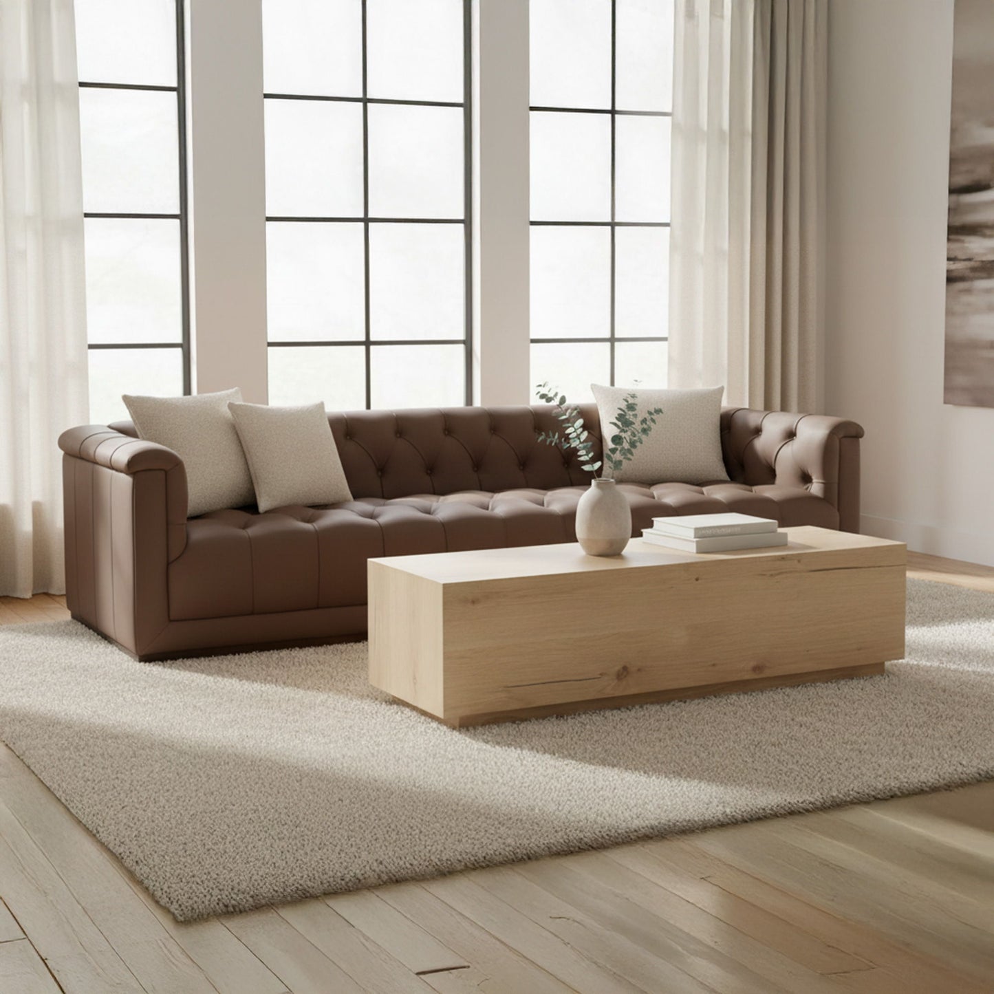 Sawyer - Coffee Table - Rustic Oak