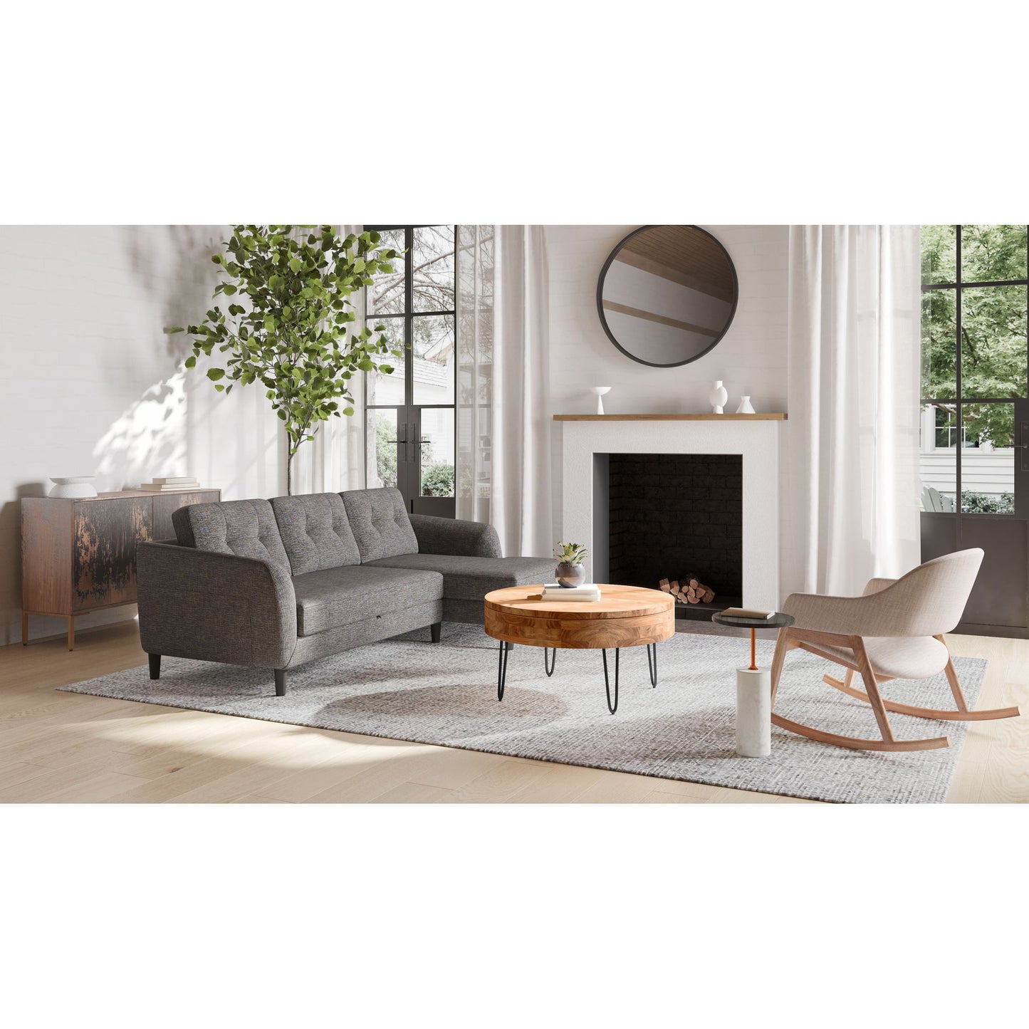 Privado - Storage Coffee Table - Natural