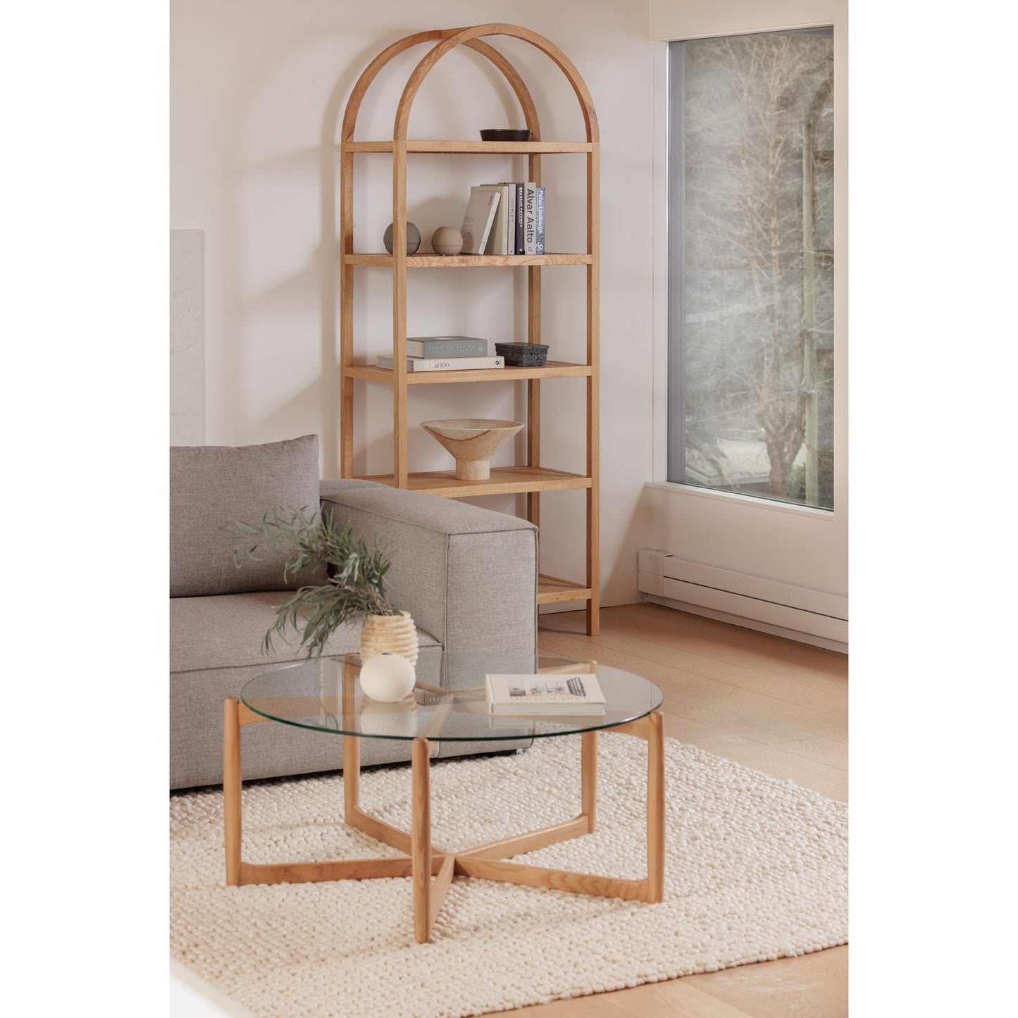 Eero - Bookcase - Beige