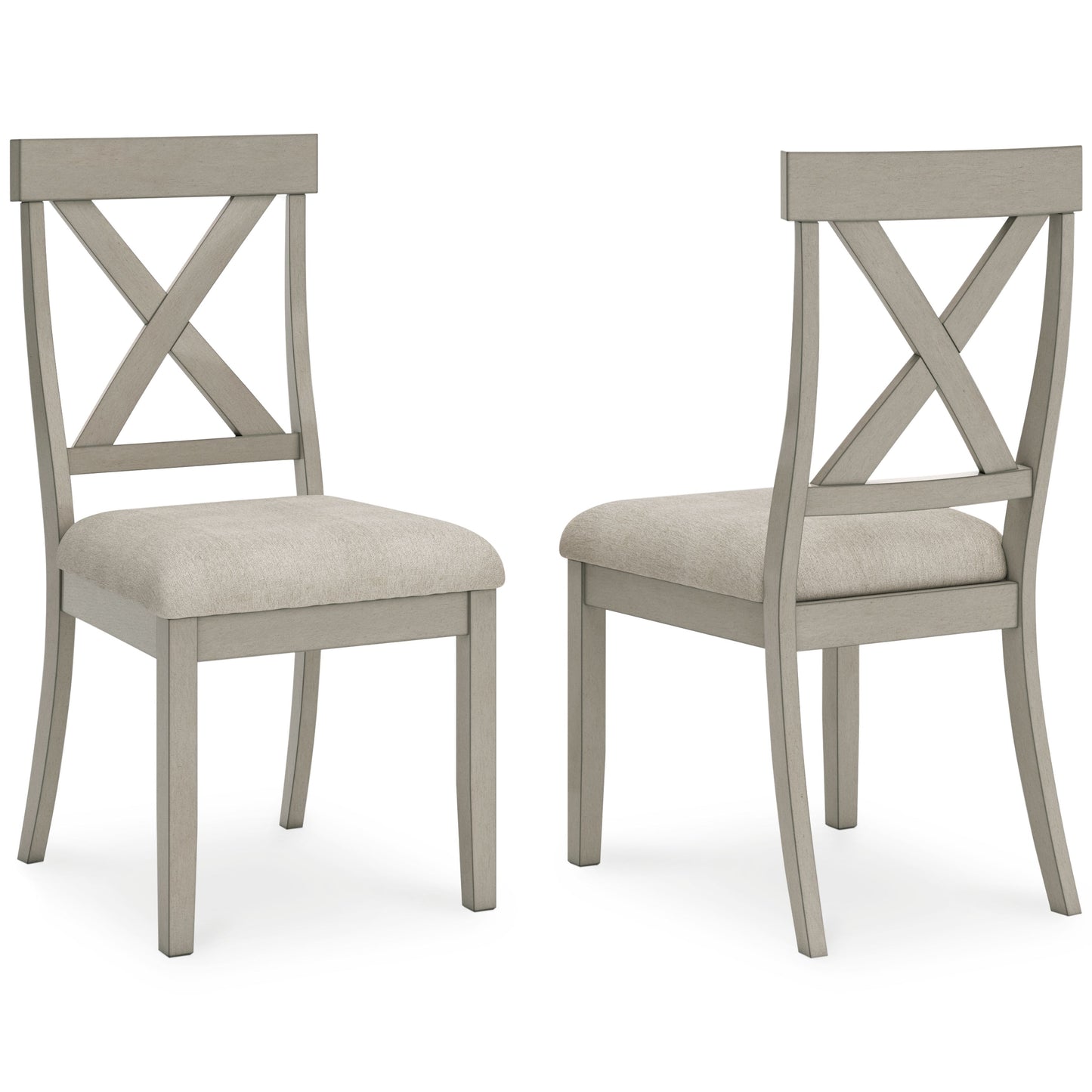 Parellen - Gray - Dining UPH Side Chair (Set of 2)