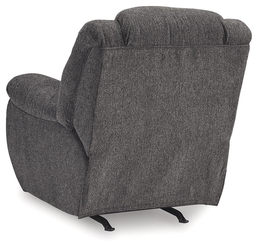 Foreside - Charcoal - Rocker Recliner - Fabric