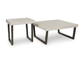 Westenfort - Espresso / Gray - Occasional Table Set (Set of 2)