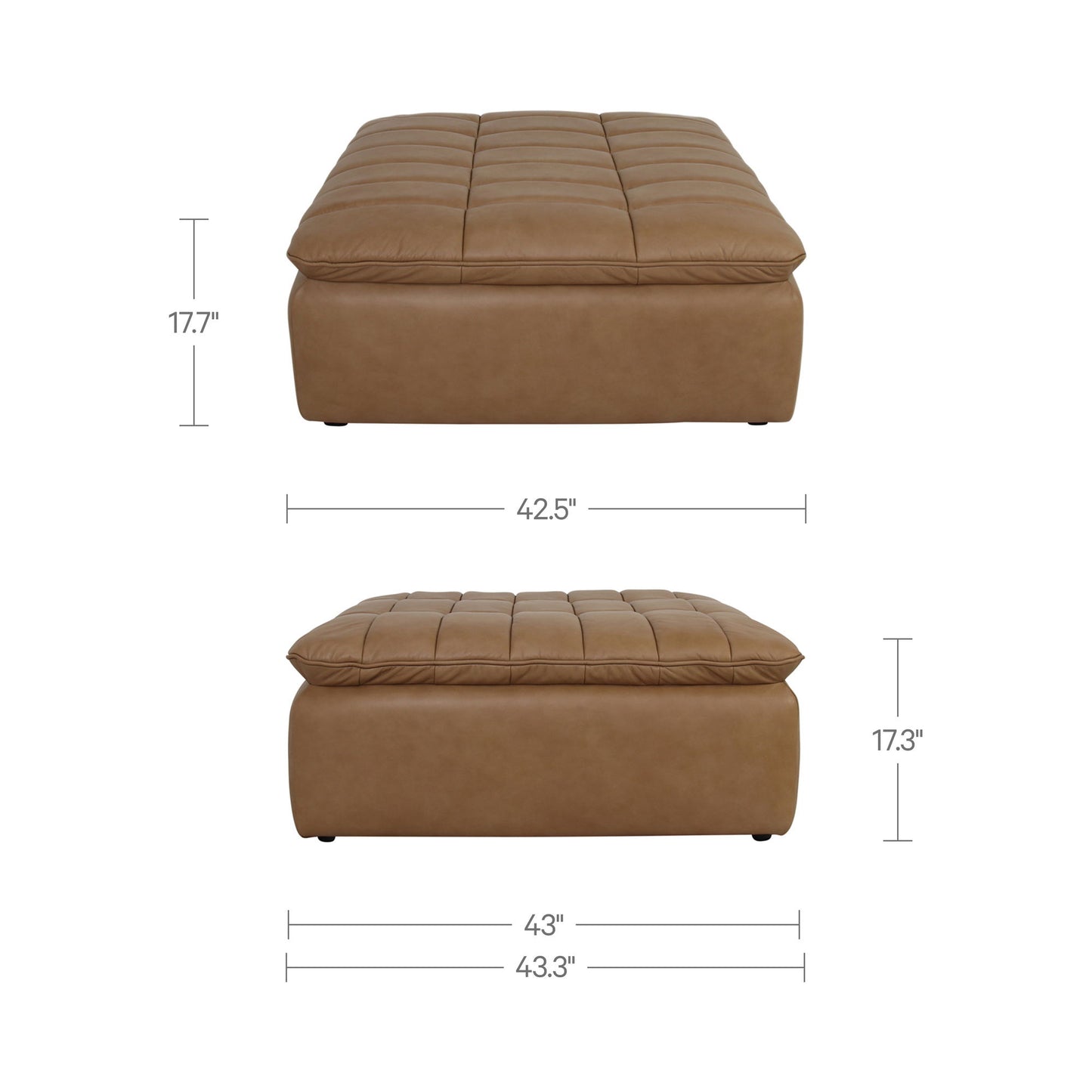 Lino - Ottoman - Tan