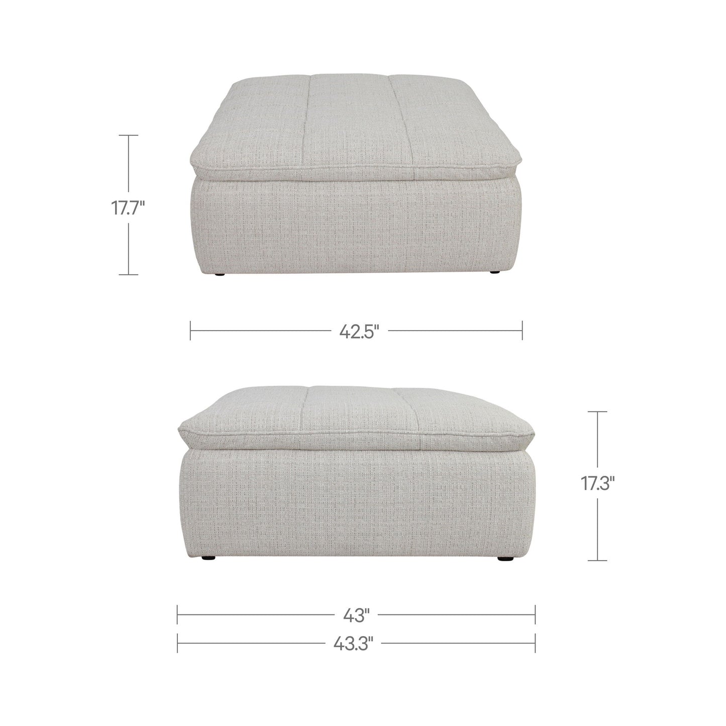 Lino - Ottoman - Oat