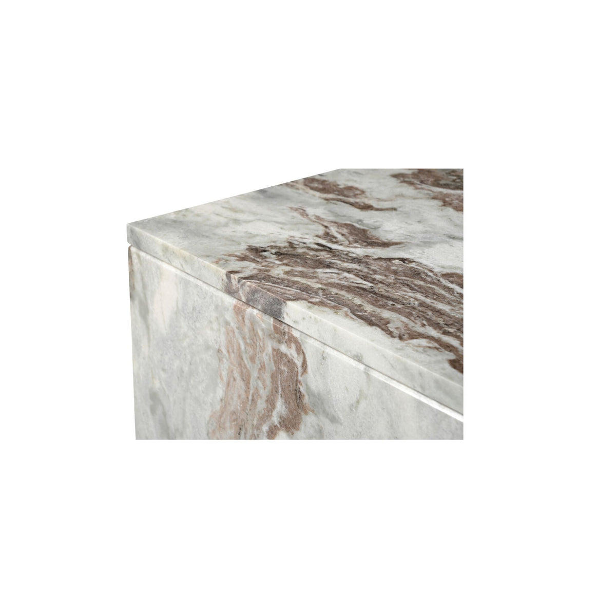 Rosa - Coffee Table Torrento Marble - Brown / Beige
