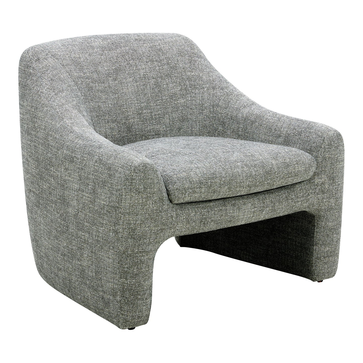 Kenzie - Fabric Accent Chair - Slated Moss
