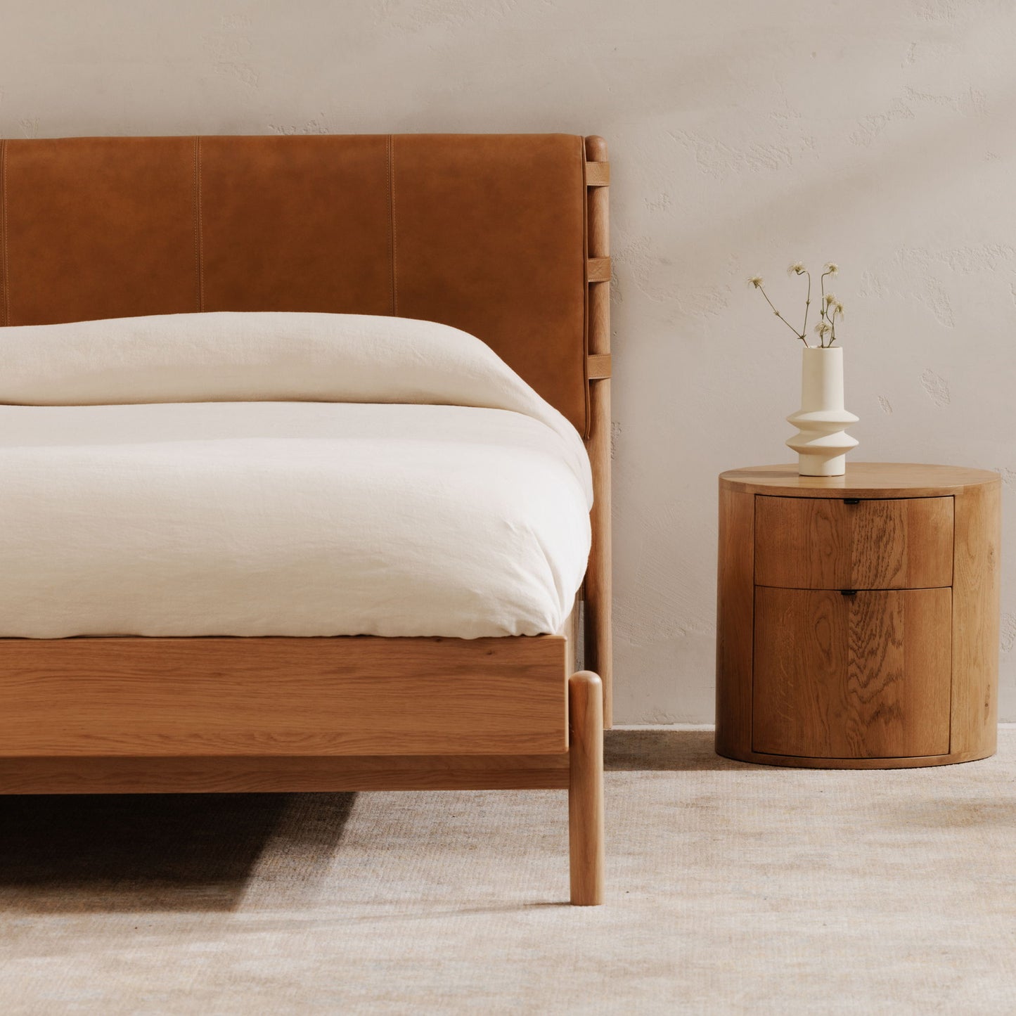 Colby - Queen Bed - Camel