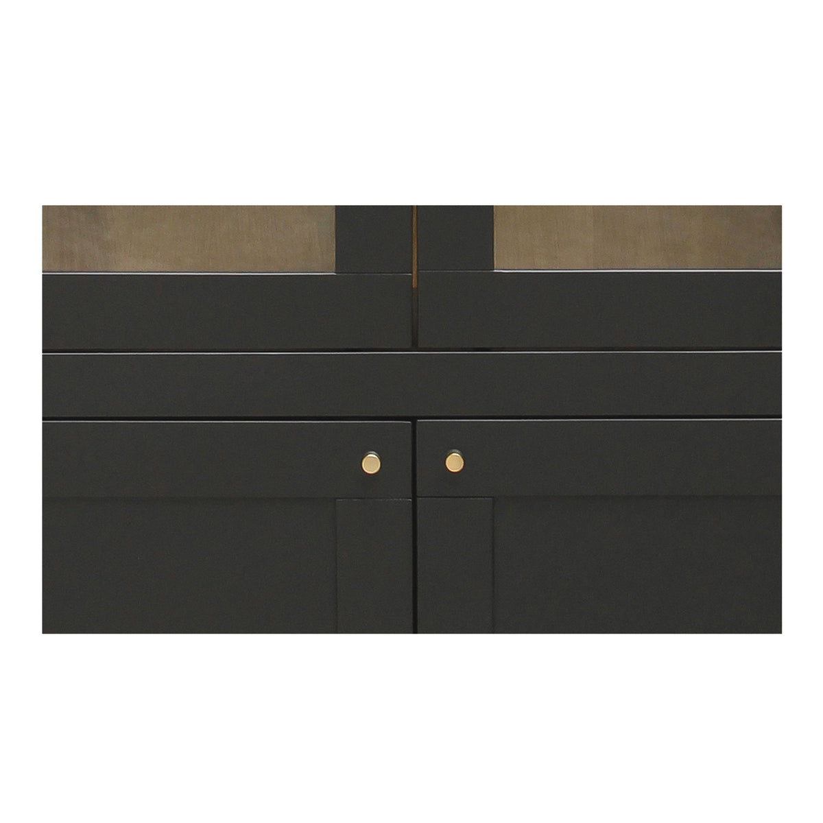 Hannah - Tall Display Cabinet - Black