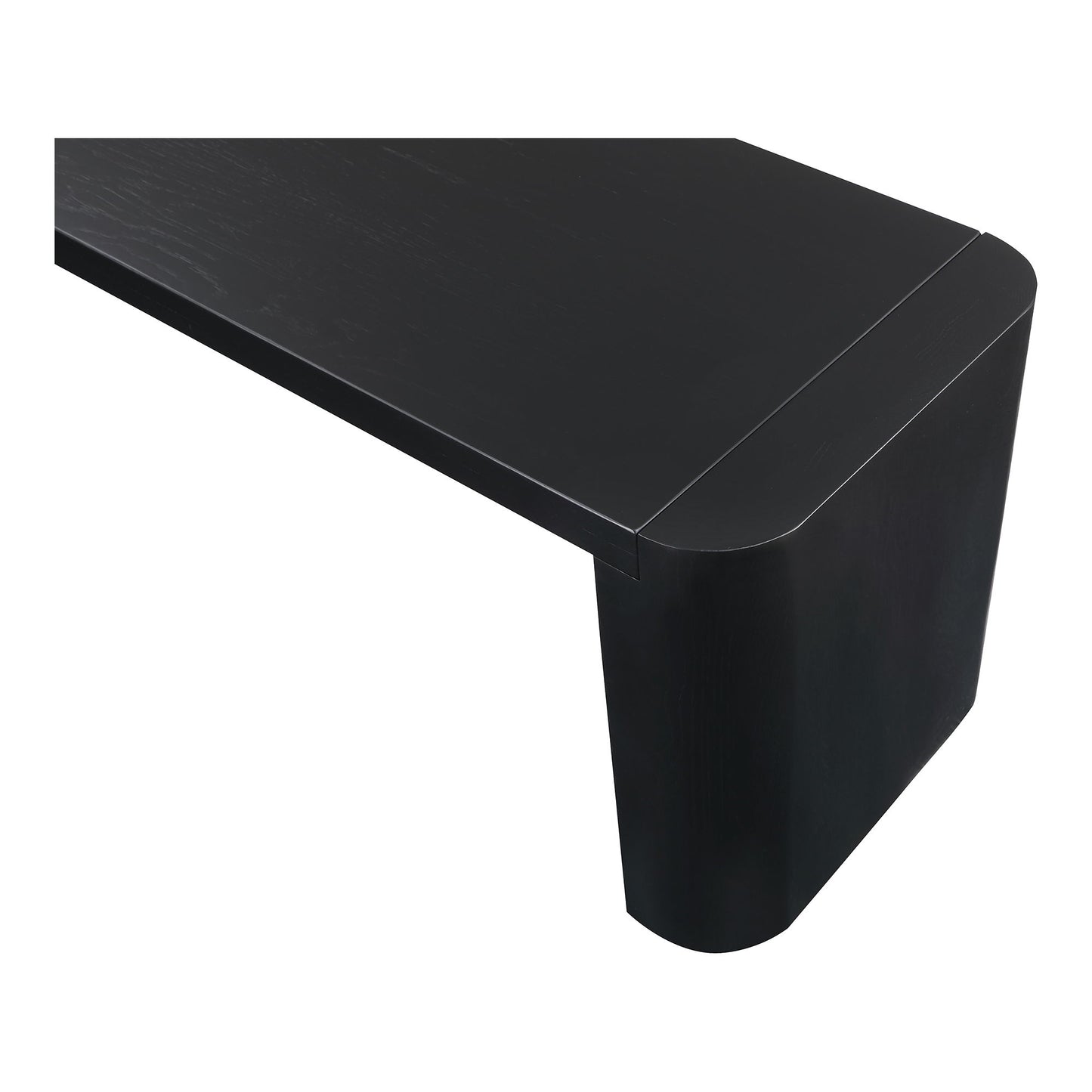 Post - Small Dining Bench - Black Oak