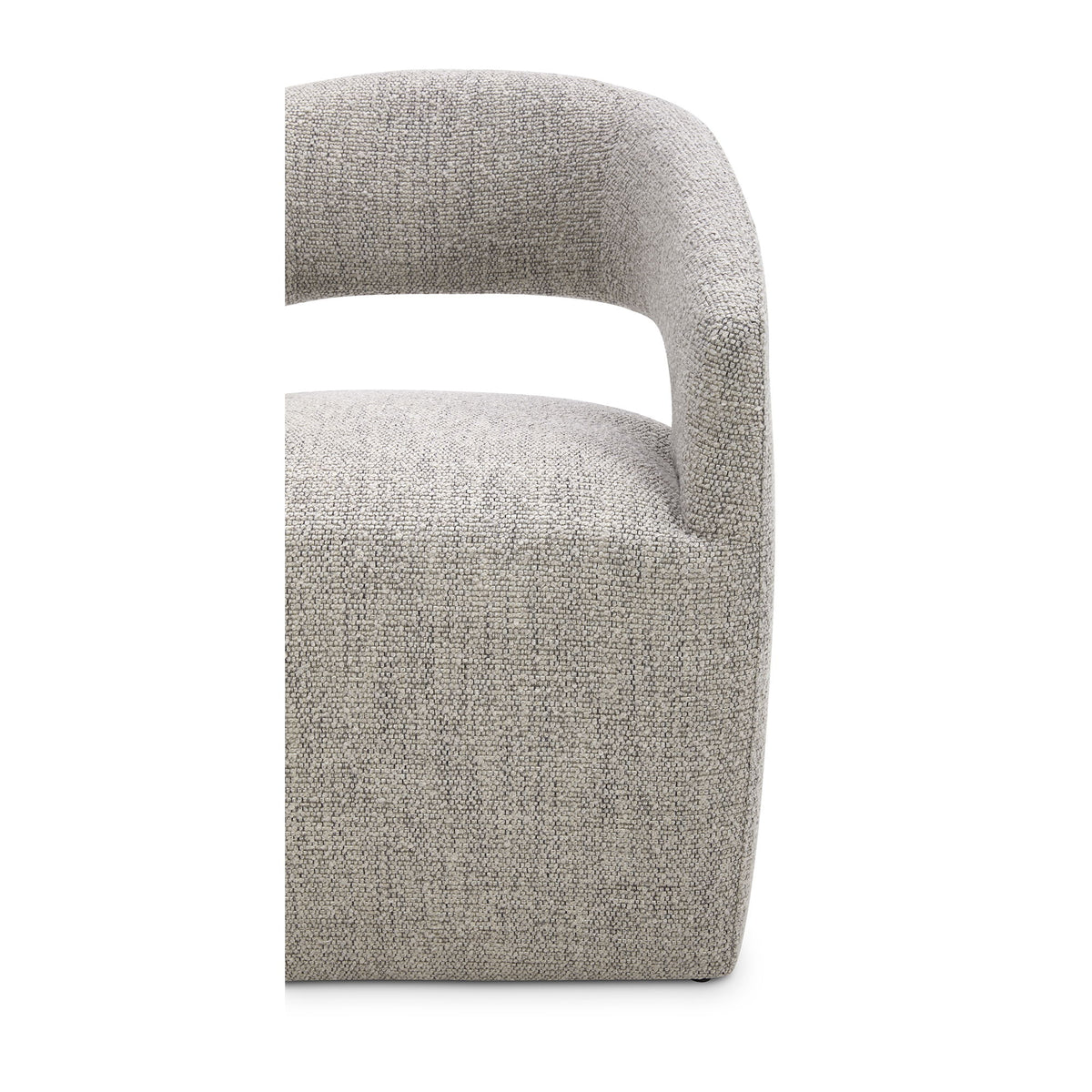 Barrow - Rolling Dining Room Chair - Gray Storm