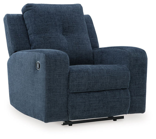 Danum - Ink - Zero Wall Recliner - Fabric