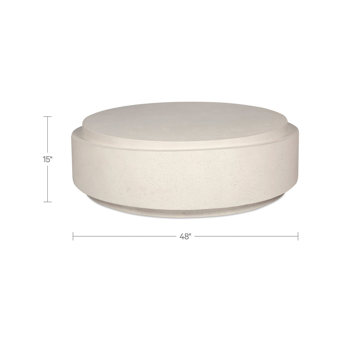 Cosmo - Outdoor Coffee Table - Off White