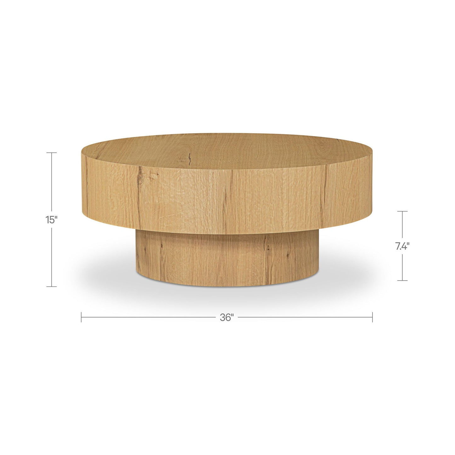 Corey - Coffee Table Rustic - Oak / Natural