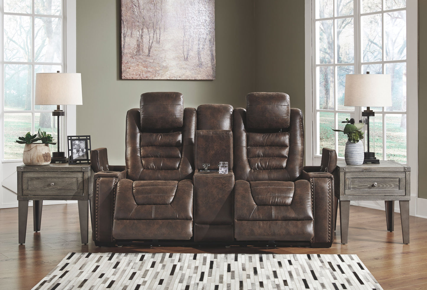 Game - Bark - Pwr Rec Loveseat/Con/Adj Hdrst