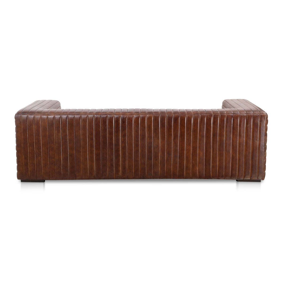 Castle - Sofa - Dark Brown Leather