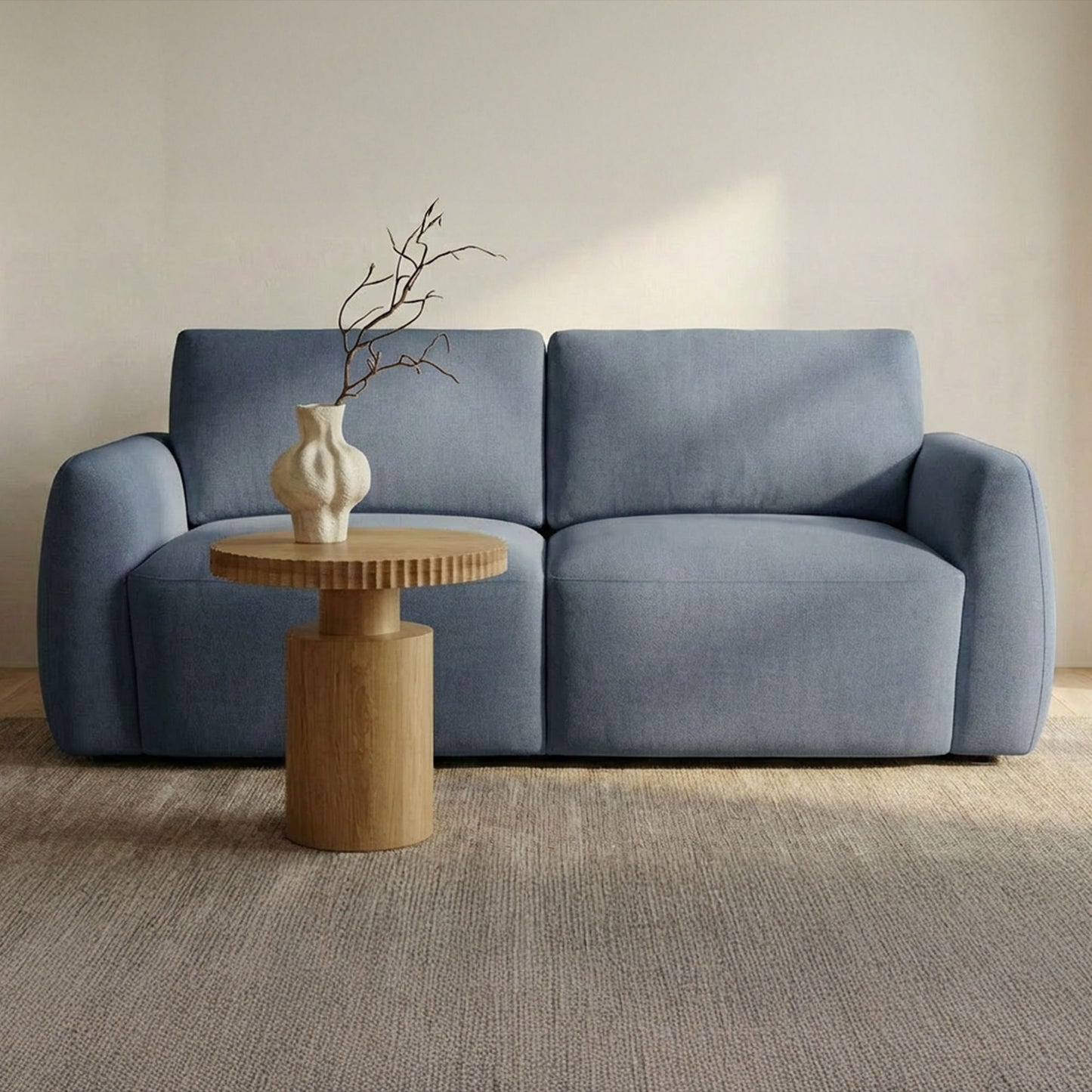 Callie - 68" Sofa - Slate Blue
