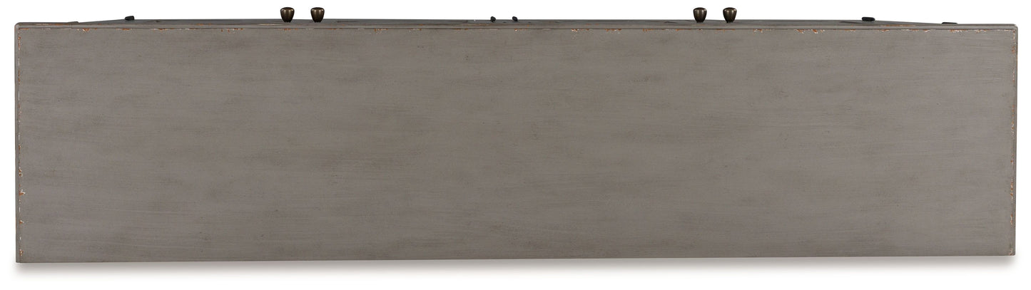 Charina - Antique Gray - Accent Cabinet